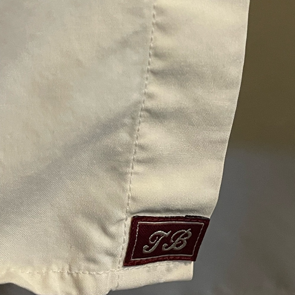 Tommy Bahama Men's Cream Button Down Shirt - Picture 5 of 5